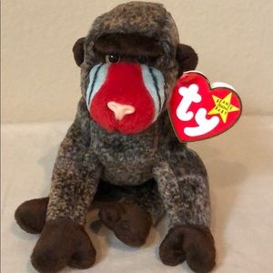 Cheeks the Baboon Ty The Beanie Babies Collection